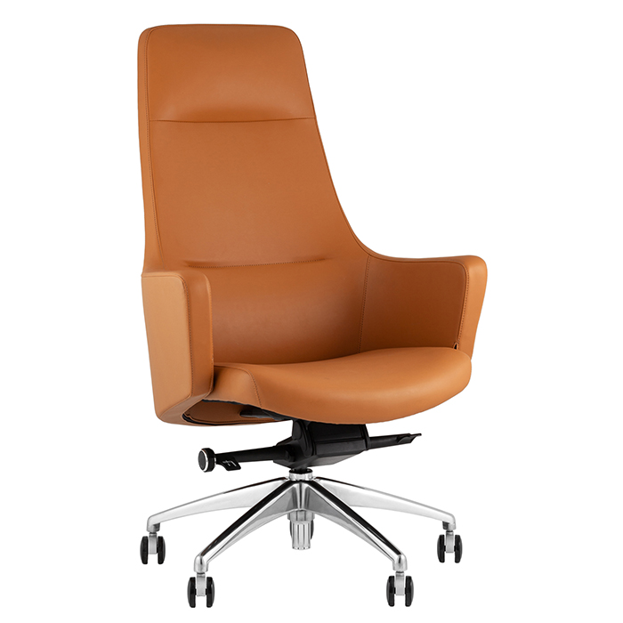 Кресло офисное TopChairs Ferris коричневое Stool Group A336 270-09