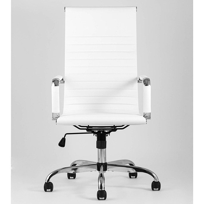 Кресло офисное TopChairs City белое Stool Group D-101H white