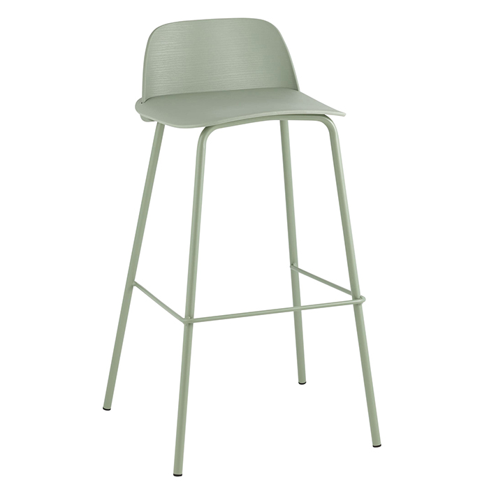 Стул барный Mist серо-зелёный Stool Group 8063T 75 greyish green 70077