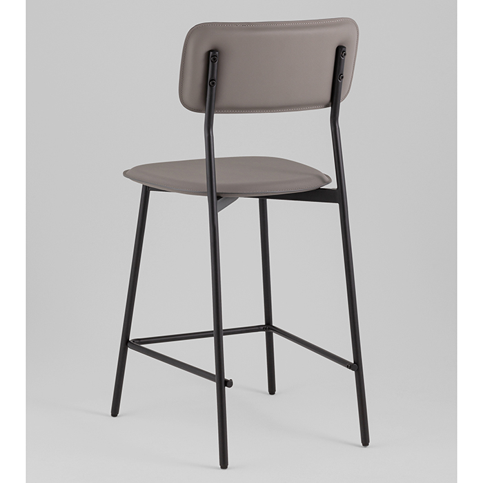 Стул барный Mikkie серый Stool Group HPB-2317 HAB1-10