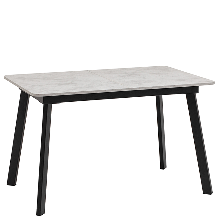 Стол Batu New 120-160 D80 Ароза светлая подстолье черное Stool Group AV 1209/1-1200/800-U701-9005