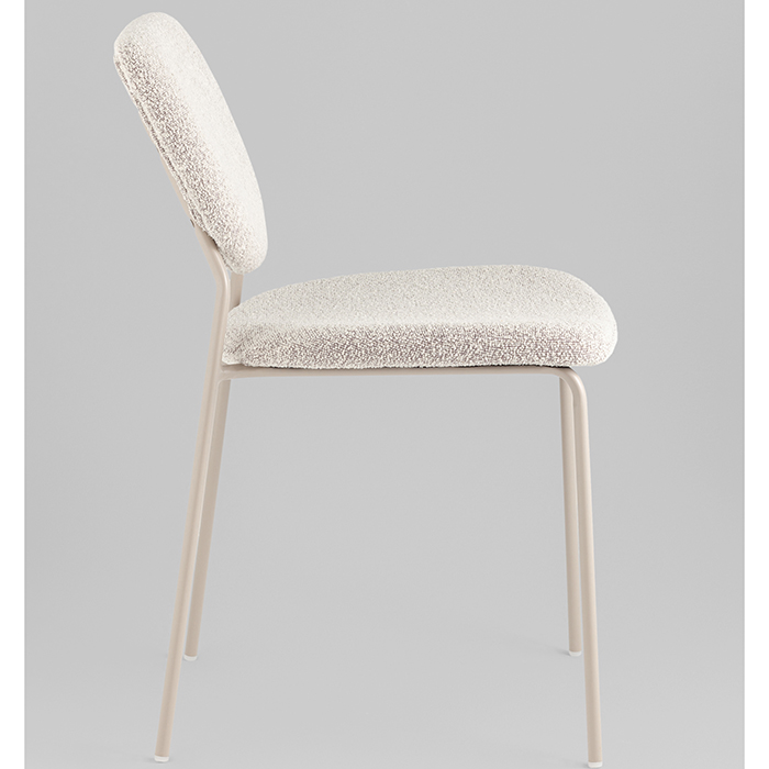 Стул Gigi серо-бежевый букле Stool Group DRC-9155-B URL426-2 Creamy