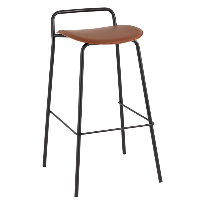 Стул барный Mantis экокожа коричневый Stool Group 9083T brown