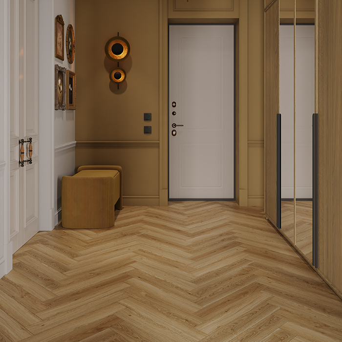 Ламинат Дуб Рива Herringbone Elegant Strong Norland LF304-35