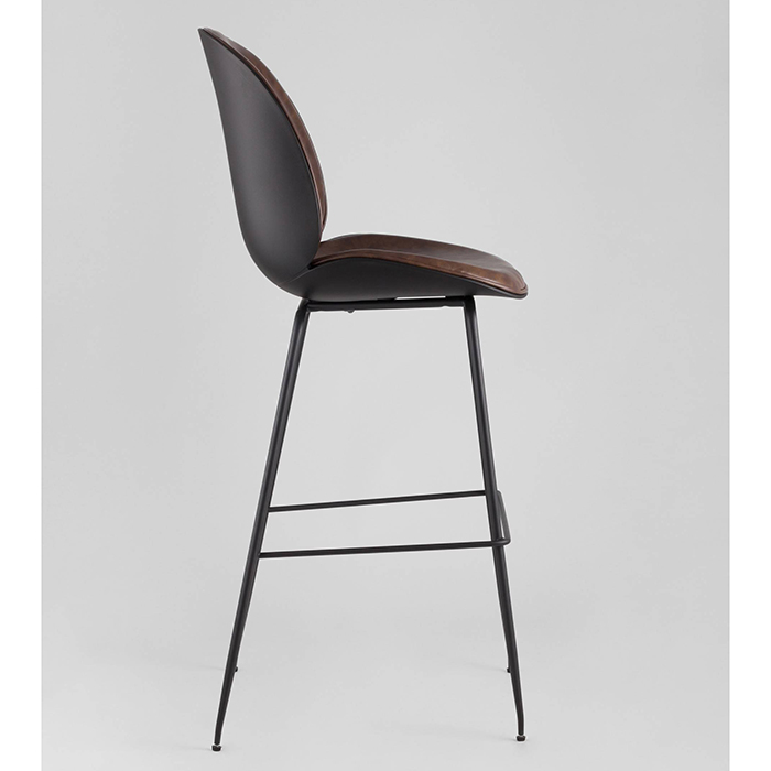 Стул барный Турин коричневый экокожа Stool Group 9329C BROWN