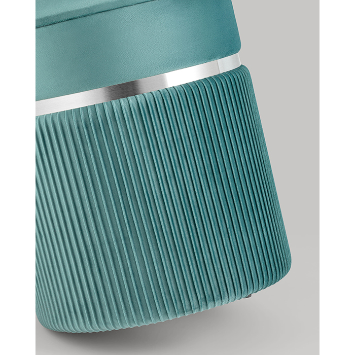 Пуф Миранда с ящиком велюр светло-бирюзовый Stool Group 19B352VA-8167-62