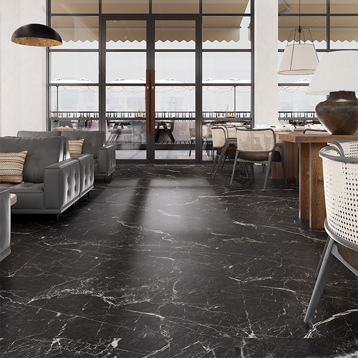 Керамогранит Calacatta Black Mat NT Ceramic NTT9521M