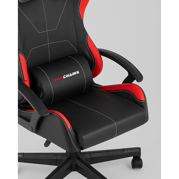 Кресло игровое TopChairs Wyvern чёрно-красный Stool Group GF-8066-6 black+red
