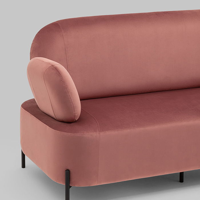 Диван Кэнди велюр пыльно-розовый Stool Group vd-dv-candy-b15
