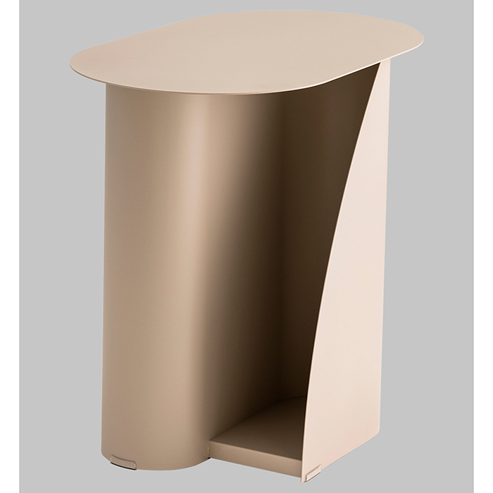 Журнальный столик Yvaine металл бежевый Stool Group MT-104-1 DB-003
