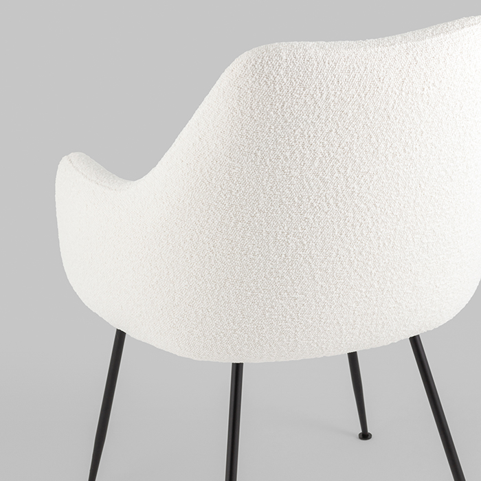 Кресло Floret белый Stool Group DR-20170C-A VTRUBY-1