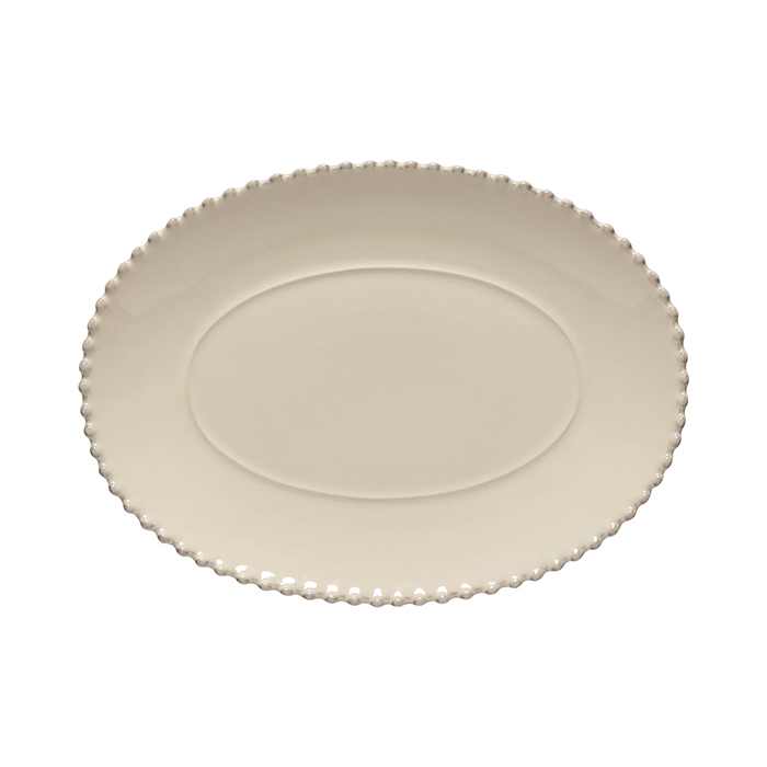 Блюдо овальное Cream 34х25 см Pearl Costa Nova PEA331-CRM