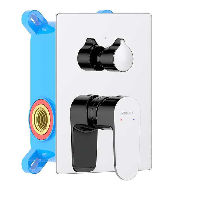 Смеситель для ванны встраиваемый Оберон Aquatek AQ1246CR