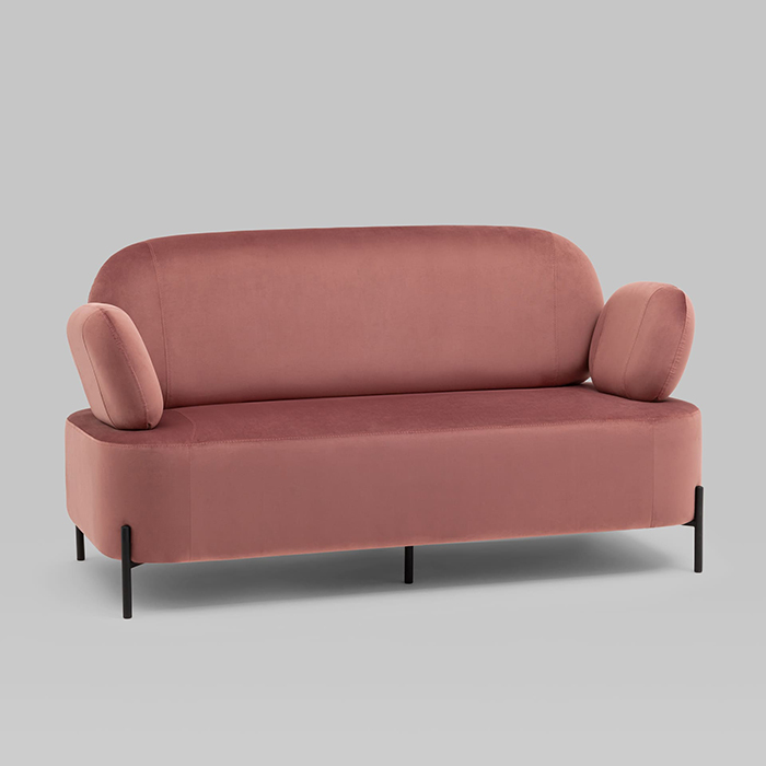Диван Кэнди велюр пыльно-розовый Stool Group vd-dv-candy-b15
