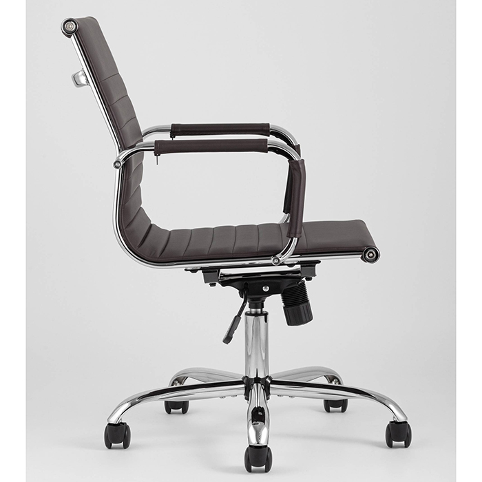 Кресло офисное TopChairs City коричневый Stool Group D-101 brown