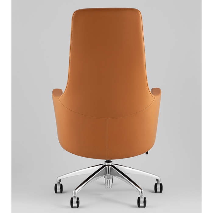 Кресло офисное TopChairs Ferris коричневое Stool Group A336 270-09