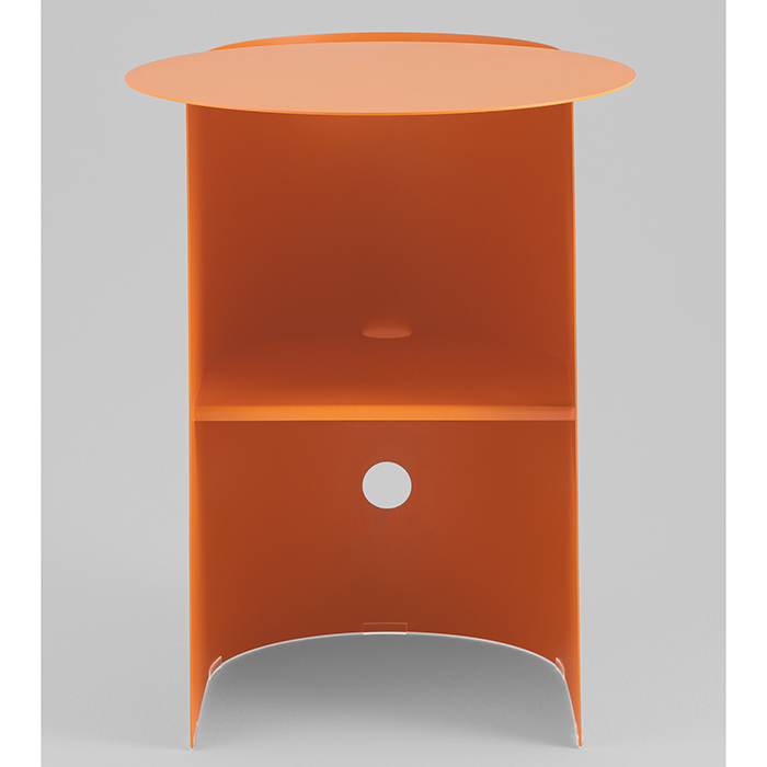 Журнальный столик Floire металл оранжевый Stool Group MT-143 DB-009