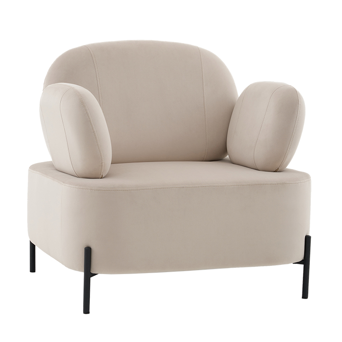 Кресло Кэнди велюр бежевый Stool Group vd-candy-b02