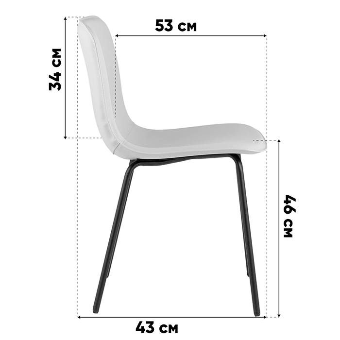 Стул Pluto коричневый Stool Group HP2301 HAB1-27