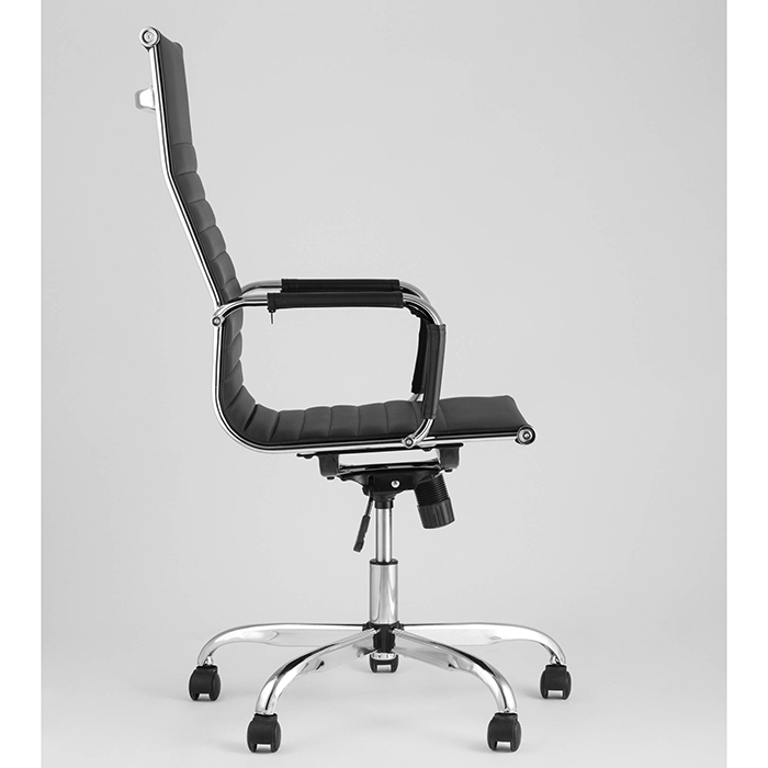 Кресло офисное TopChairs City чёрное Stool Group D-101H BLACK