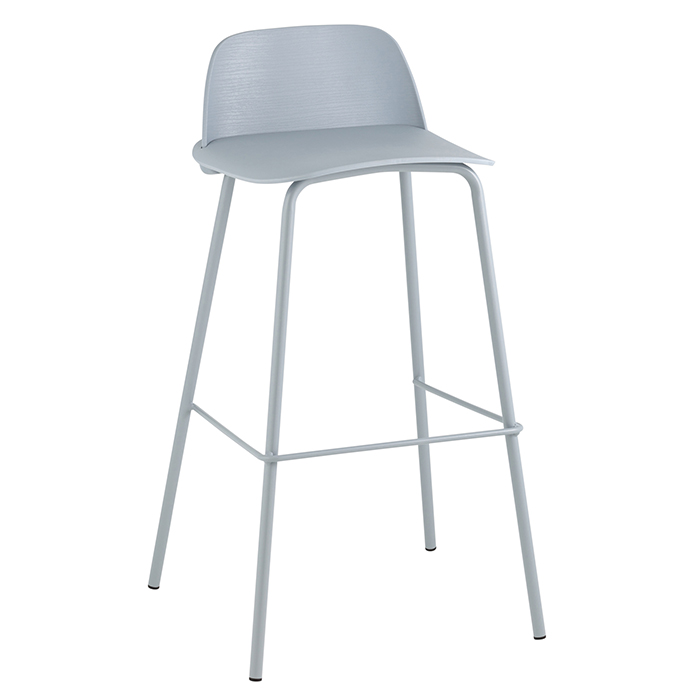 Стул барный Mist серо-голубой Stool Group 8063T 75 blue 107