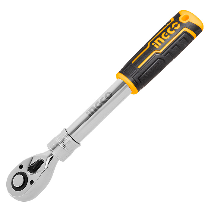 Ключ трещоточный с раздвижной ручкой 1/2 Ingco HRTH08128L