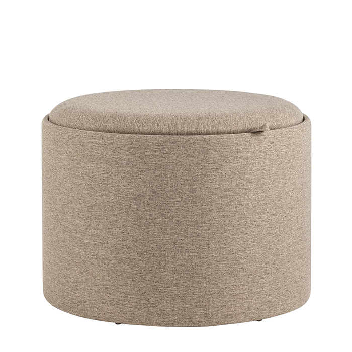 Пуф с ящиком Хюгге L рогожка бежевый Stool Group 19B260LL BY1701-3