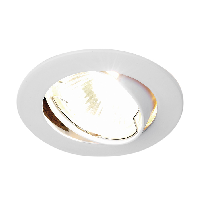 Светильник встраиваемый точечный поворотный Ambrella Light 104S WH