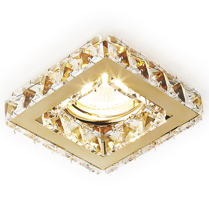 Светильник встраиваемый точечный Ambrella Light K110 CL/G