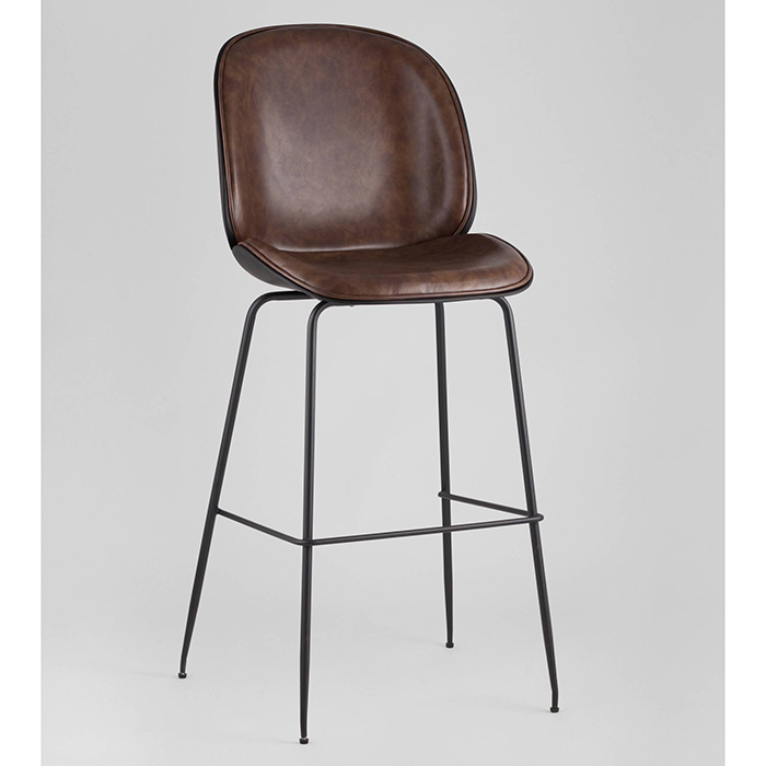 Стул барный Турин коричневый экокожа Stool Group 9329C BROWN