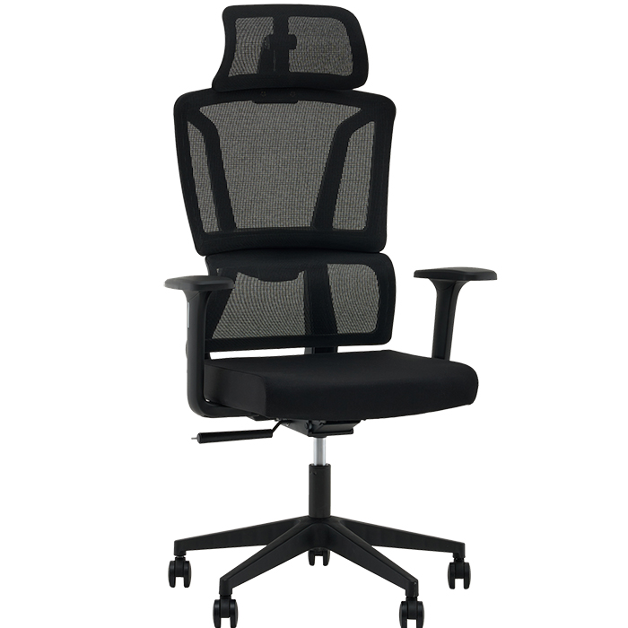 Кресло офисное TopChairs Forward чёрный Stool Group WH-1288 black
