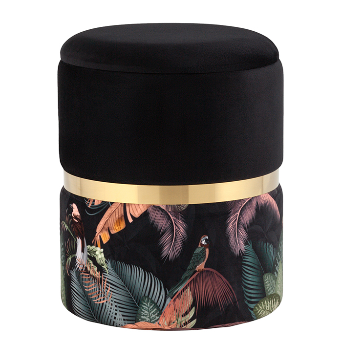 Пуф Кэрри Tropic с ящиком велюр Stool Group 19A060VAF-8167-70/fl