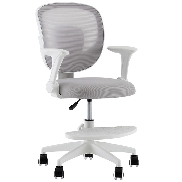 Кресло компьютерное TopChairs Mila серый Stool Group OUE-2541 grey