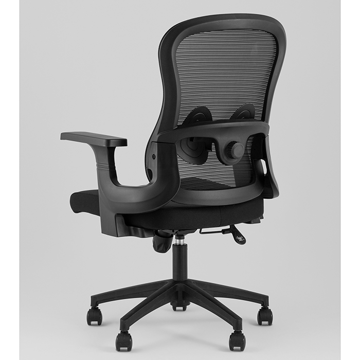 Кресло офисное TopChairs Petal чёрный Stool Group WH-A55 black