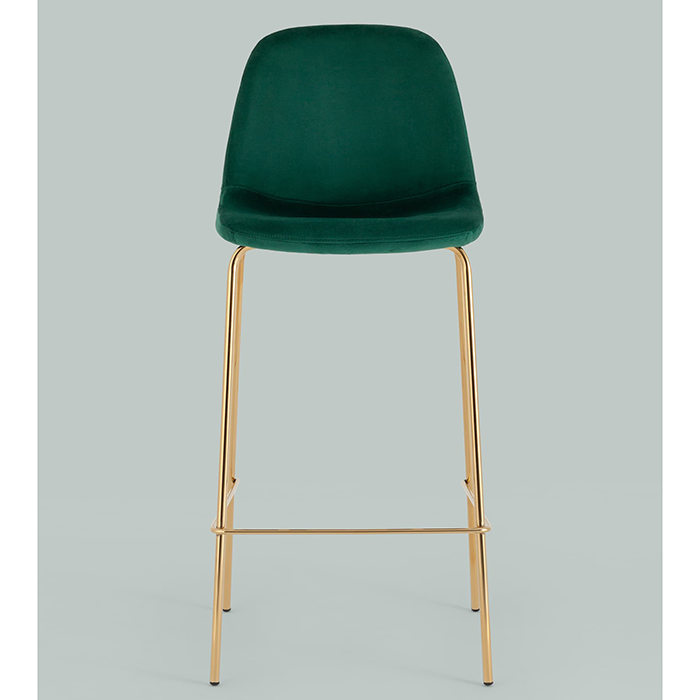 Стул барный Валенсия велюр зелёный Stool Group OS-001B HLR-56 gl