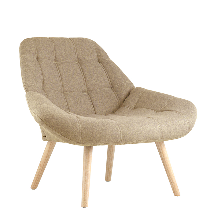 Кресло Олби Квадро бежевый Stool Group QH-8927K 875-3 beige