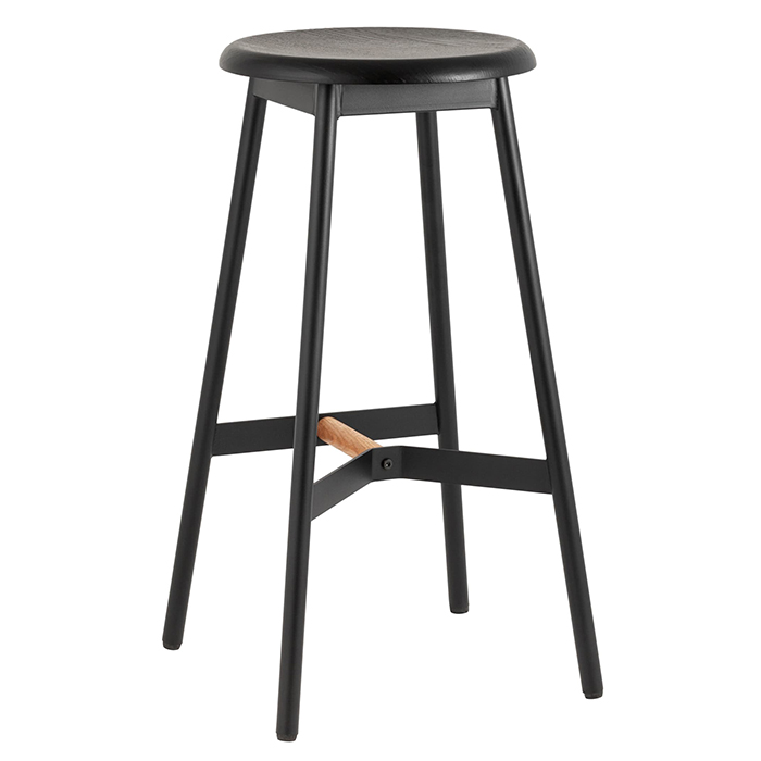 Стул барный Knobb чёрный Stool Group 9117H75 black