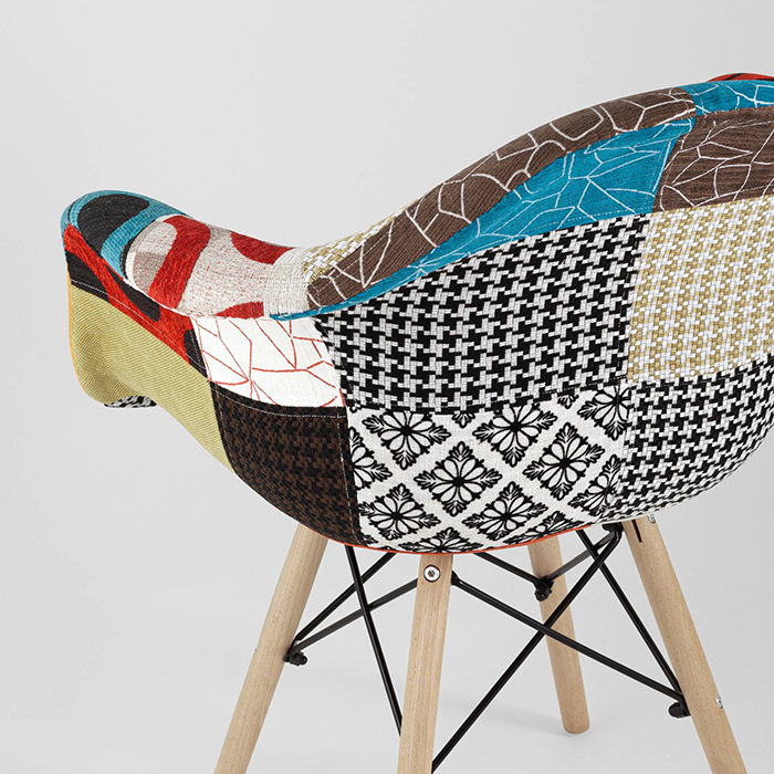Кресло Eames пэчворк Stool Group Y809