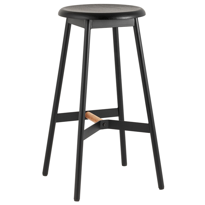 Комплект барных стульев Knobb черный (2 шт) Stool Group 9117H75 black BOX