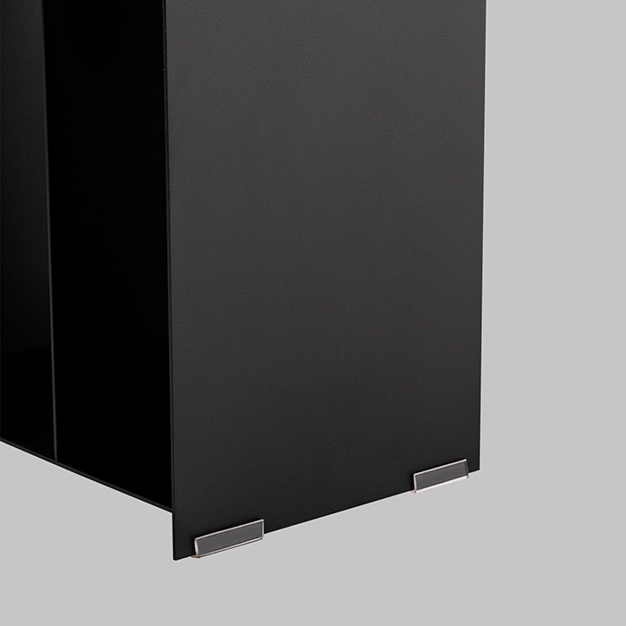Журнальный столик Arwel металл чёрный Stool Group MT-140 DB-001